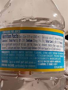 Mineral Water With Lemon Flavored